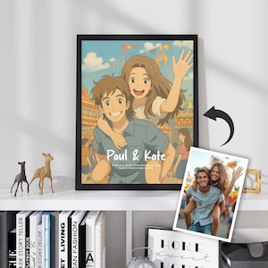 Turn Your Photo into a Custom Studio Ghibli Style Anime Portrait | AI Ghibli Art Commission | Viral Digital Anime Photo to Ghibli Edit Sample 1