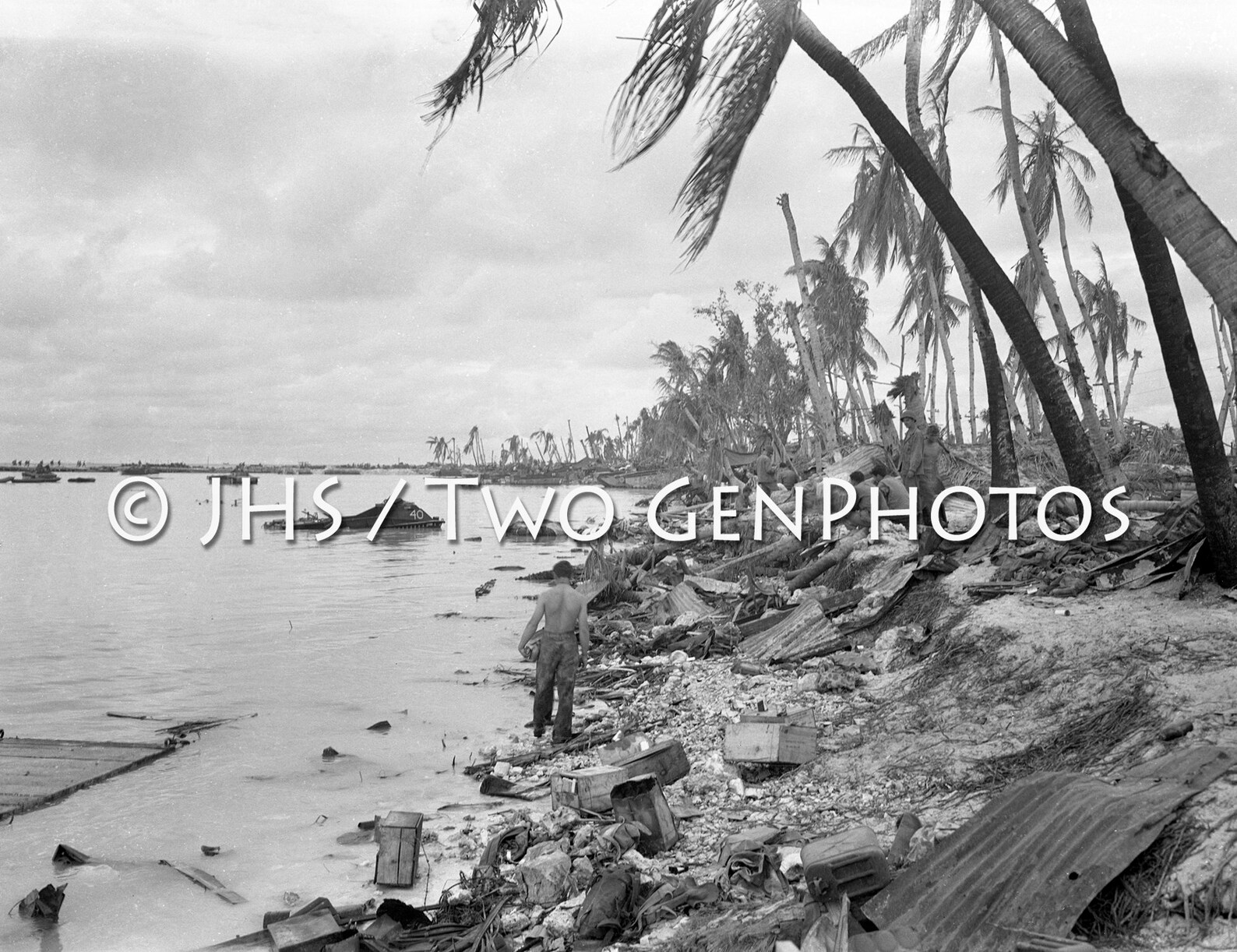 Tarawa, Betio, Historic WWII Photo, Marines WWII, WWII, History, Combat