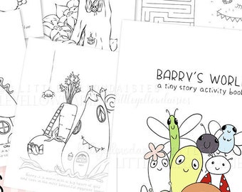 Coloring Book For Kids PDF, Pages To Color, Activities For Children, Connect The Dots, Birthday Gifts, Maze, Printable