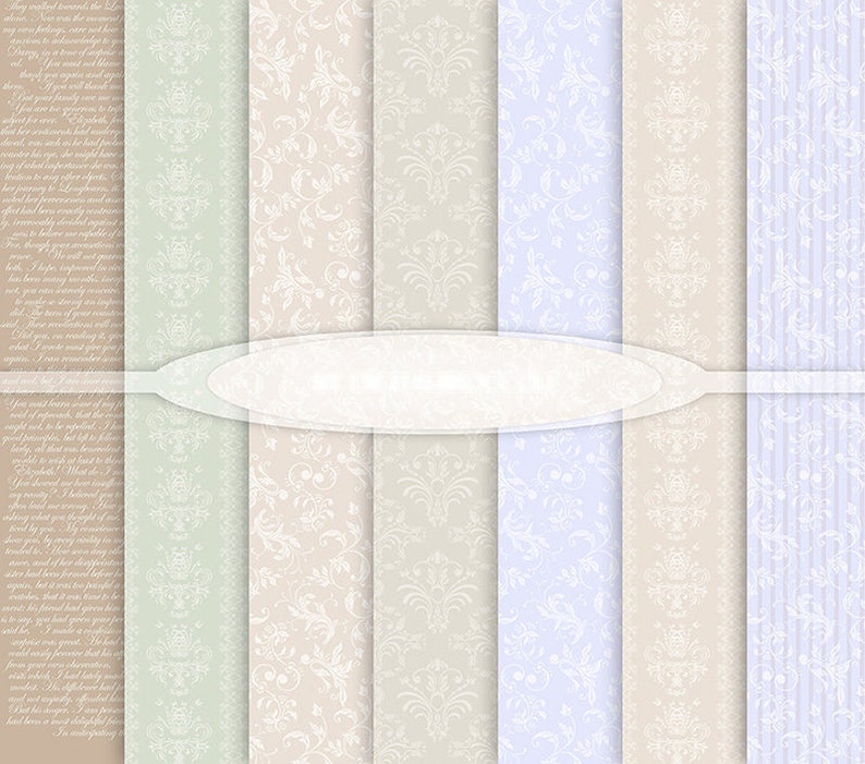 Wedding Digital Paperromantic Digital Paperswedding Etsy UK