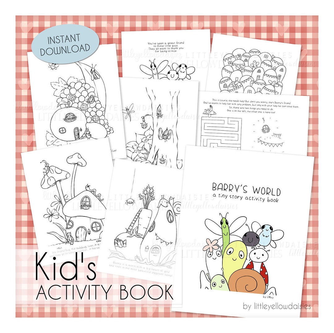 Coloring Book for Kids PDF, Pages to Color, Activities for Children