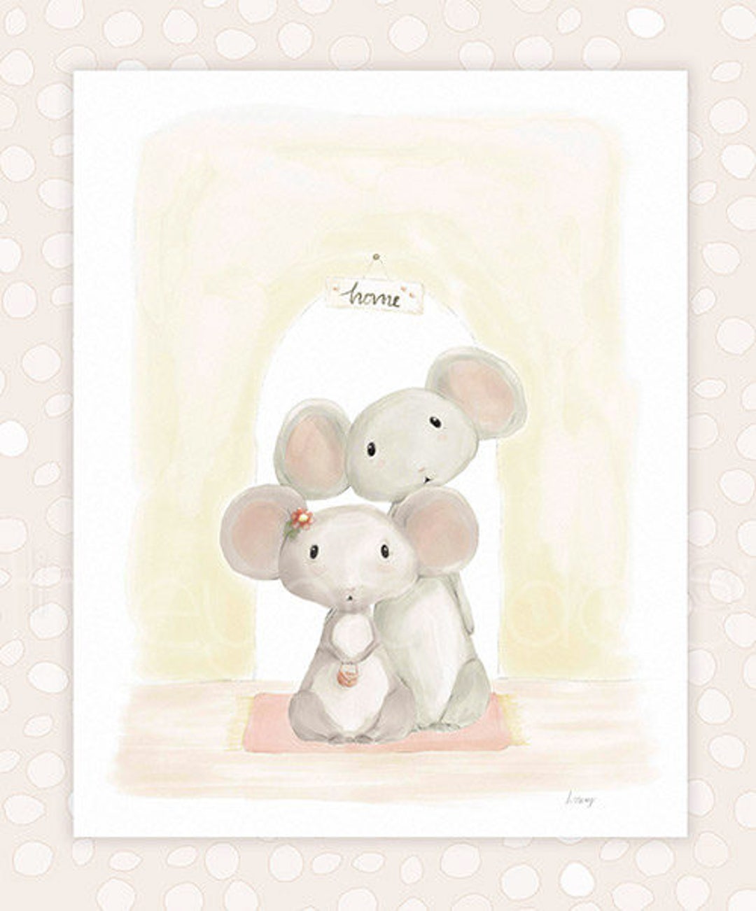 Two Little Grey Mice Standing Facing Each Other Cute Family In Love Stock  Illustration  Download Image Now  iStock