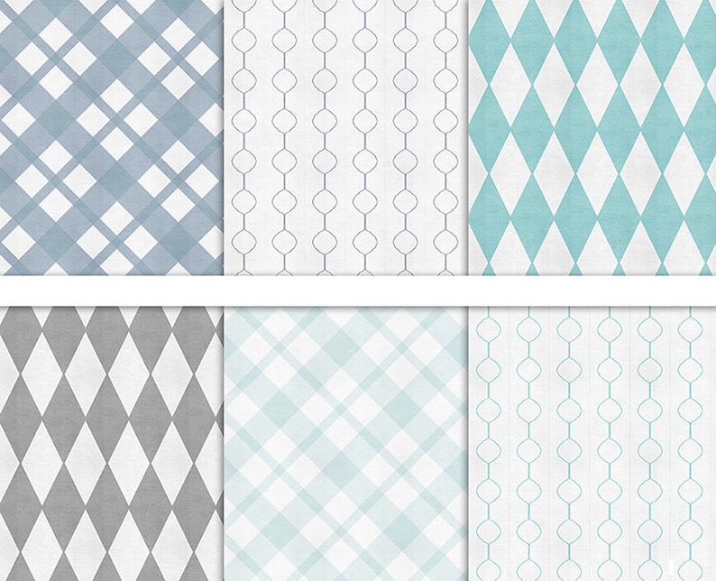 Free Printable Blue Digital Paper