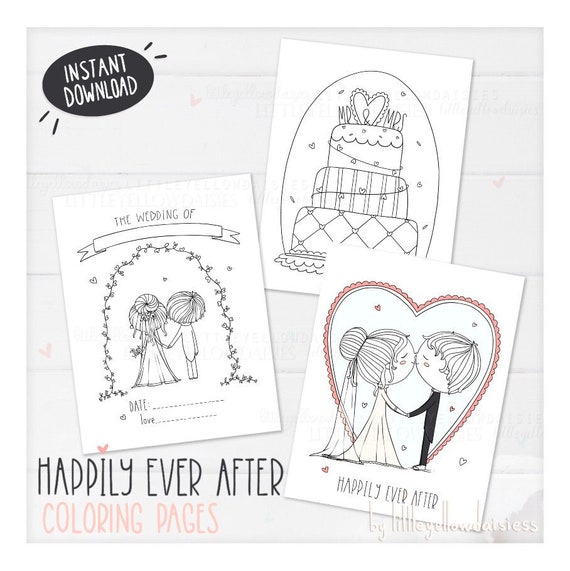 Date Night Couple's activity watercolor coloring book