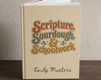 Personalisierte christliche Homeschool Mom Journal | Personalisiertes Notizbuch