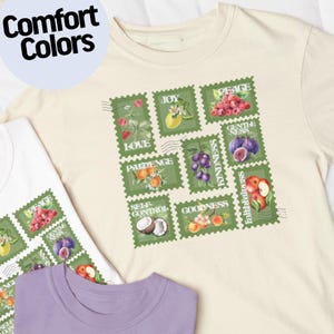 Christian T-Shirt: Fruit of the Spirit Scripture Tee, Comfort Colors Bible Verse Shirt for Woman
