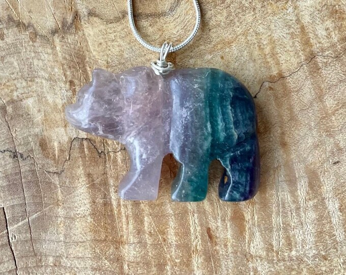 Stone Bear Necklaces