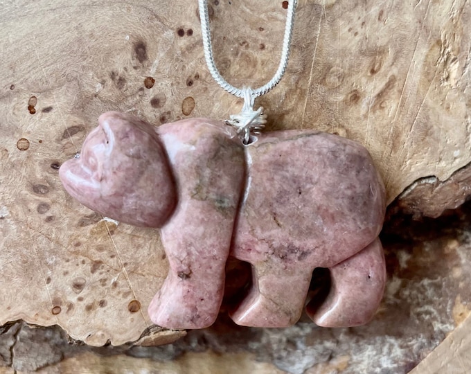 Stone Bear Necklaces