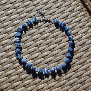 Kyanite Necklace Denim Blue Stones Raw Crystals image 6