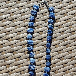 Kyanite Necklace Denim Blue Stones Raw Crystals image 5