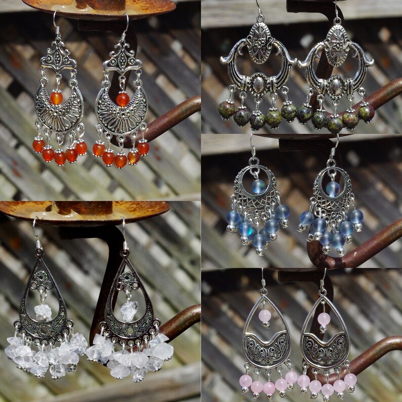 Moonstone Chandelier Earrings Iridescent Chip Stones Etsy Canada