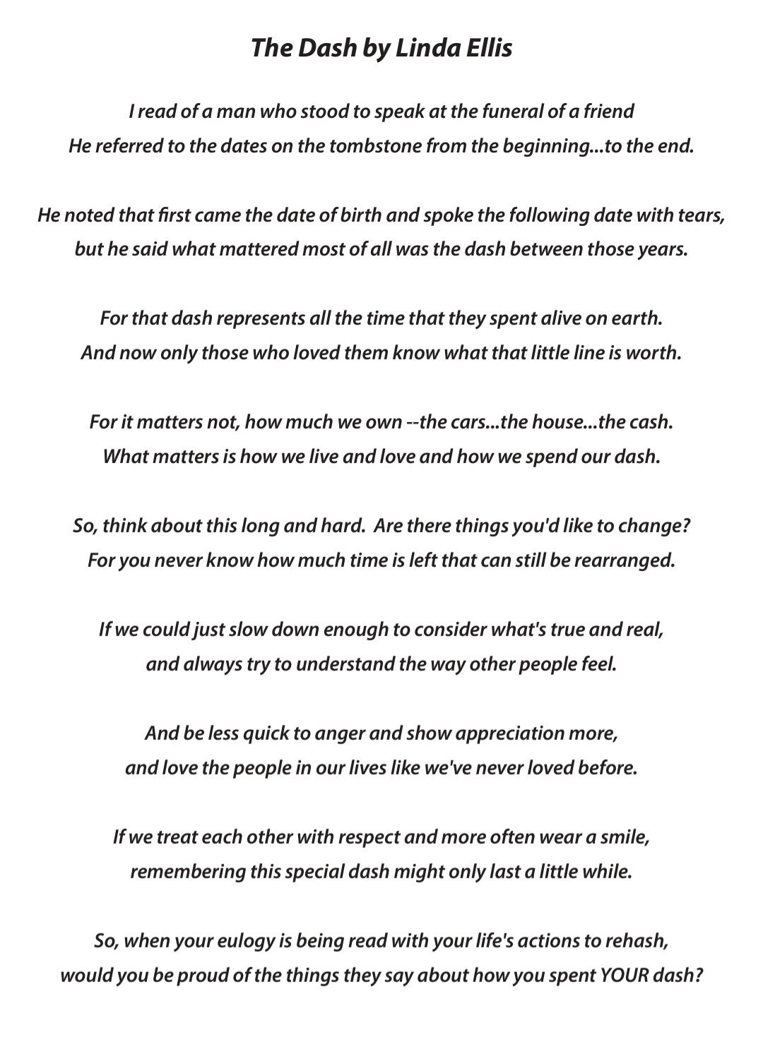 the dashlinda ellis poem, missing you, bereavement, rainbow