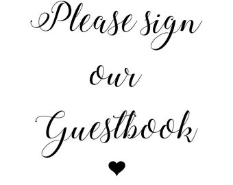 Gästebuch Schild Druck, Digitaldruck, digitaler Download, Hochzeit, Hochzeitstag, Hochzeitspapeterie, Brautpaar