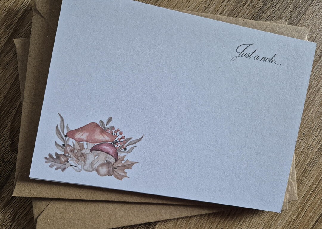 Pack of 10 Notelets, Note Cards, Letter Writing, a Note to You, Floral ...