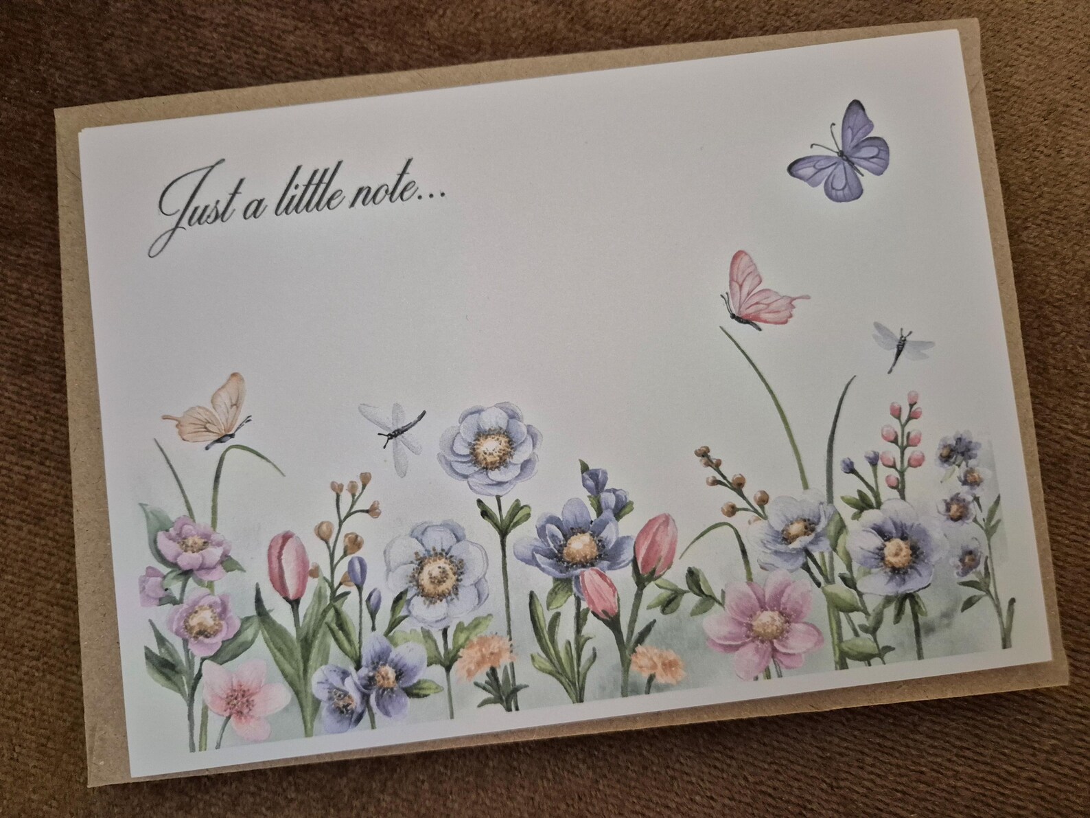Notelets Floral Pack of 10 Notelets, Note Cards, Letter Writing, a Note to You, Floral ...
