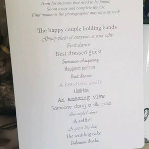 Cartes I espion, jour du mariage, papeterie de mariage, activité de mariage, jeu de mariage, jeunes mariés, mariage I Spy, cartes appareil photo de mariage,