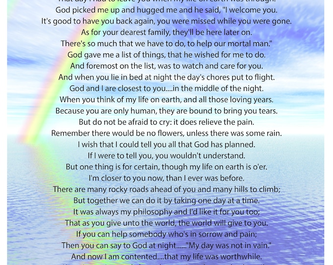 Dimes From Heaven Poem by K. Plunkett Keychain Gift Loss, Loved One ...