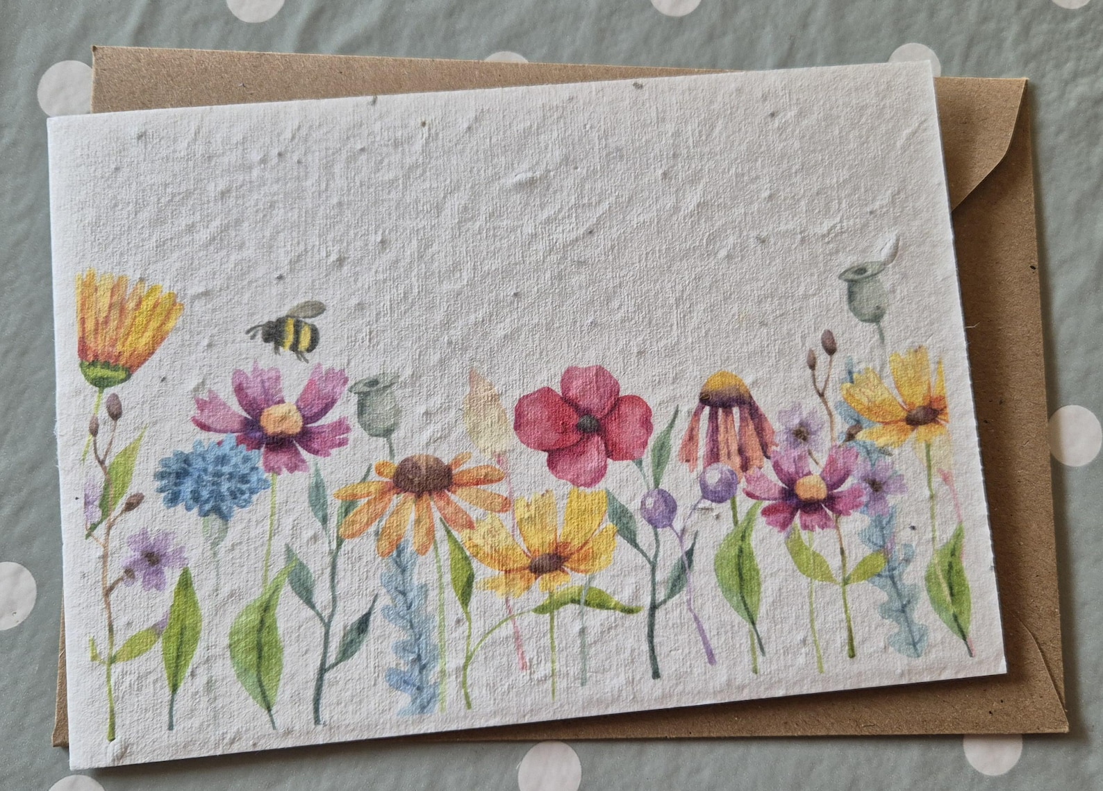 Pack of 10 Plantable Notelets, Wildflower Seed Card, Wild Flower Seed ...