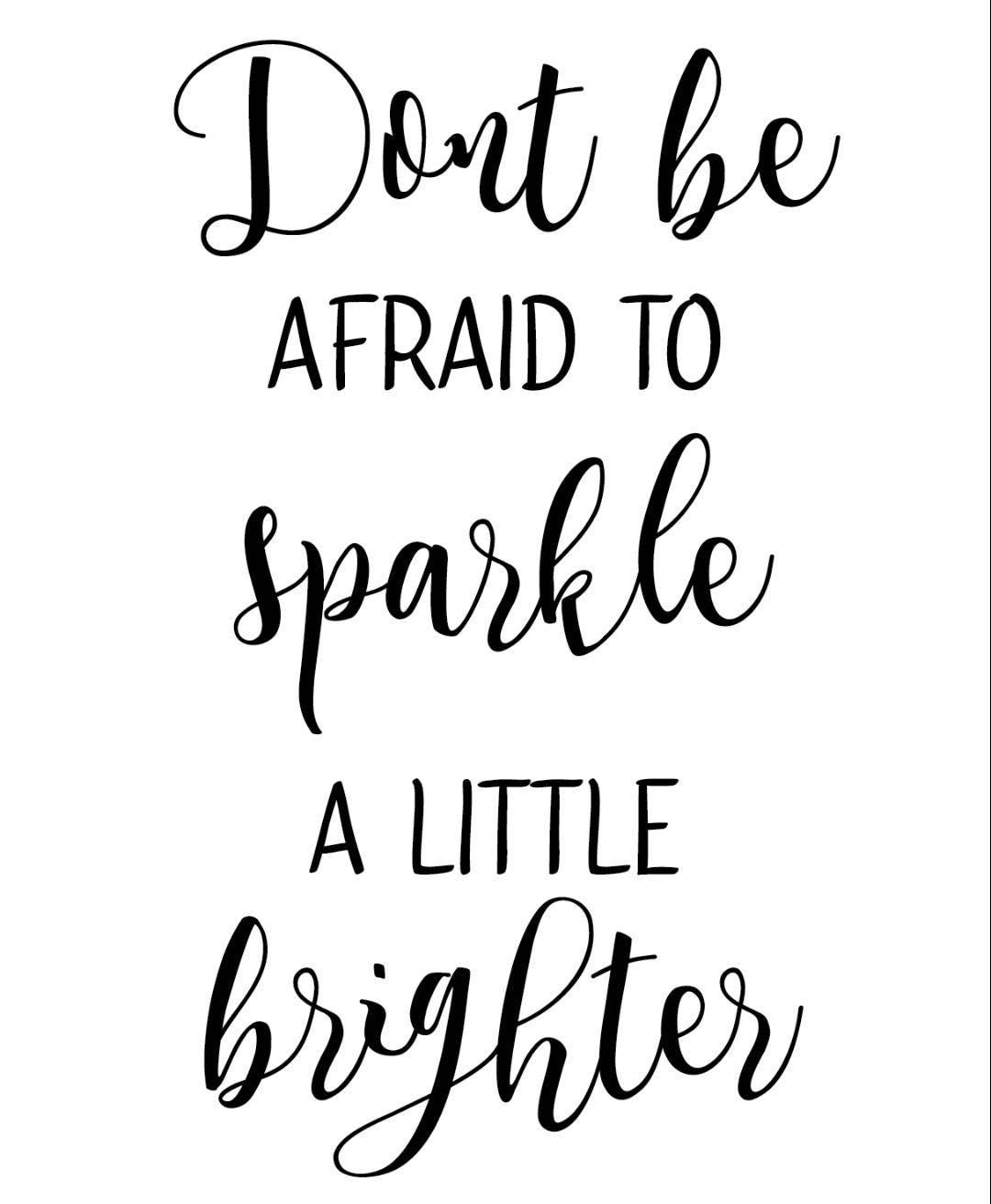 Sparkle Print A4 Print Gift for Her Gift for Him Glitter Etsy