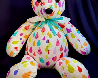 Rainbow Raindrop Bear