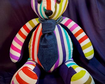 Rainbow Striped Bear