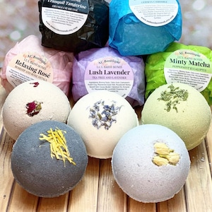 5 Pack Lux Bath Bomb Variety Box: Bath Bomb Set, Bath Bomb Gift Set, Goat Milk Bath Bombs, Goat Milk Products, Bath Bombs for Relaxation