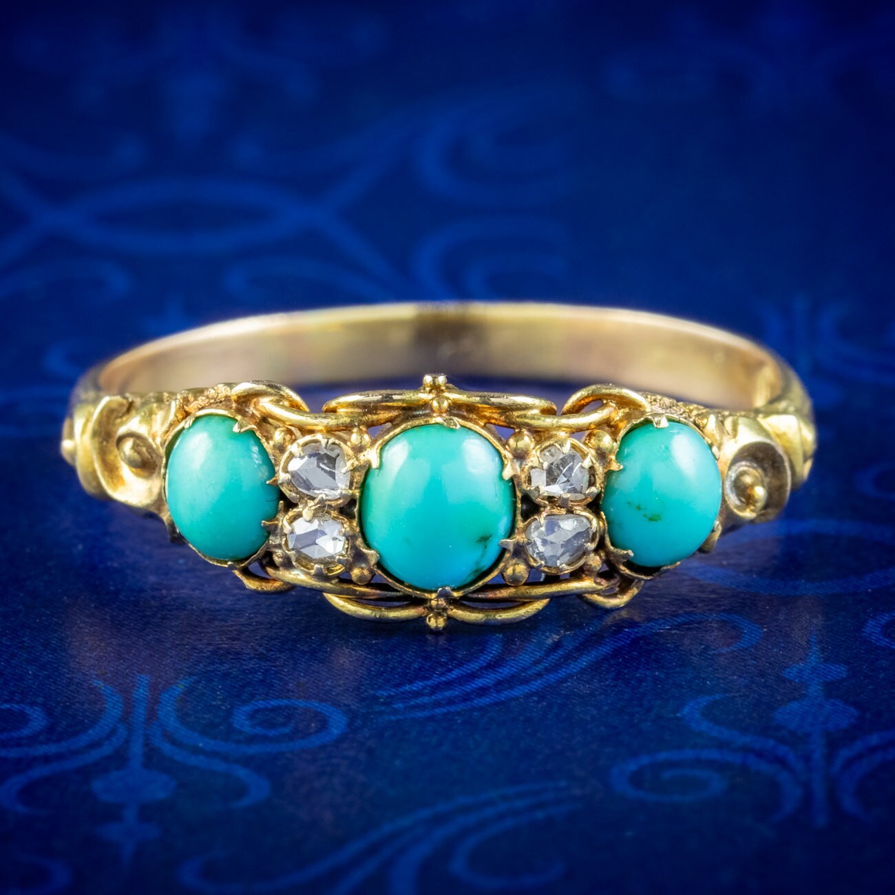 Antique victorian 2024 turquoise ring