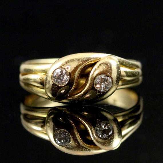 victorian serpent ring