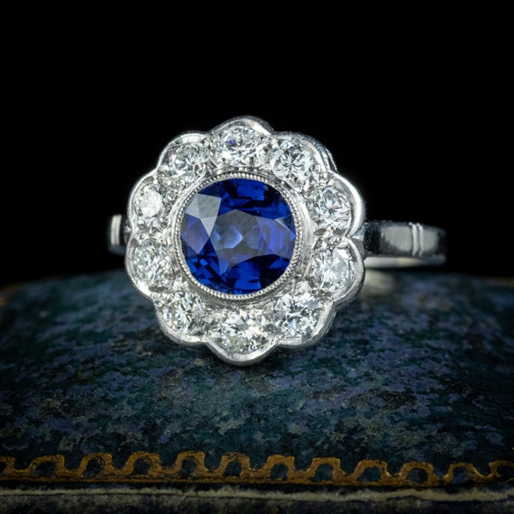 Edwardian sapphire engagement best sale rings