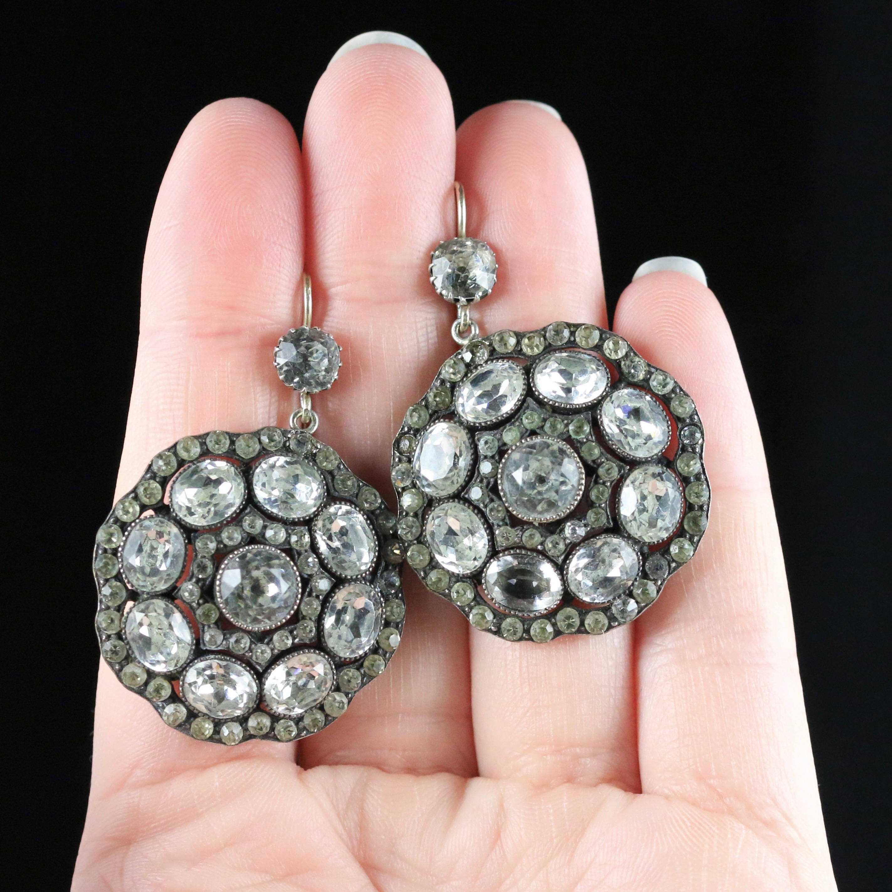 victorian paste earrings