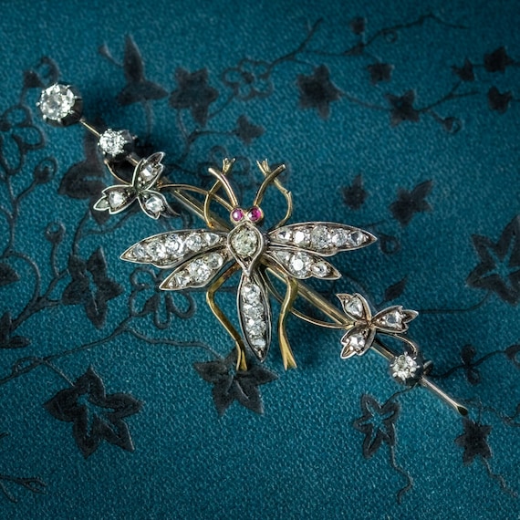 英国製アンティーク馬ブローチビクトリア時代後期