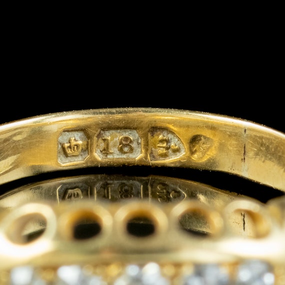 Antique Victorian Diamond Five Stone Ring - image 5