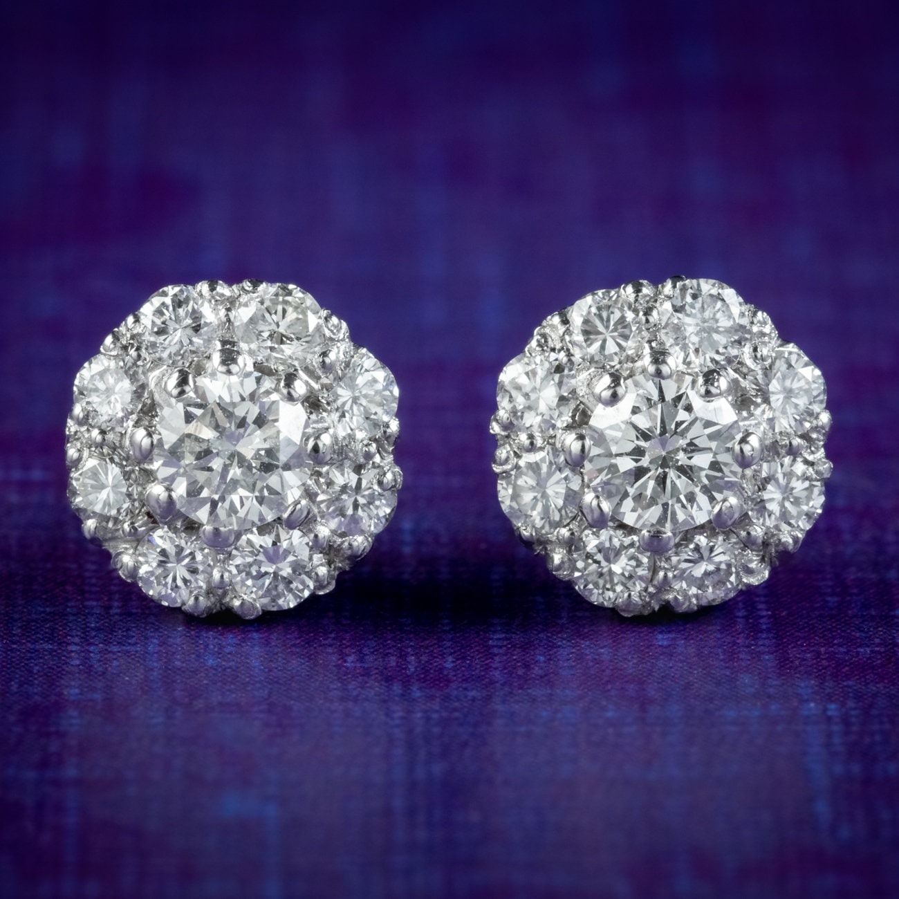 Edwardian diamond earrings sale