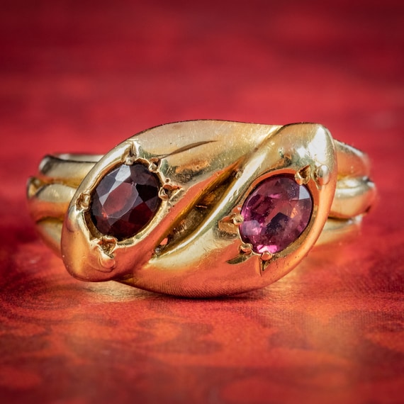 Edwardian snake ring cheap