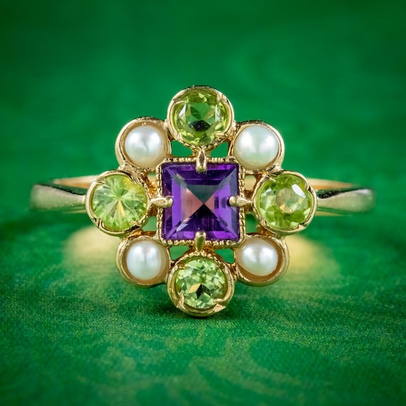 Suffragette ring antique deals