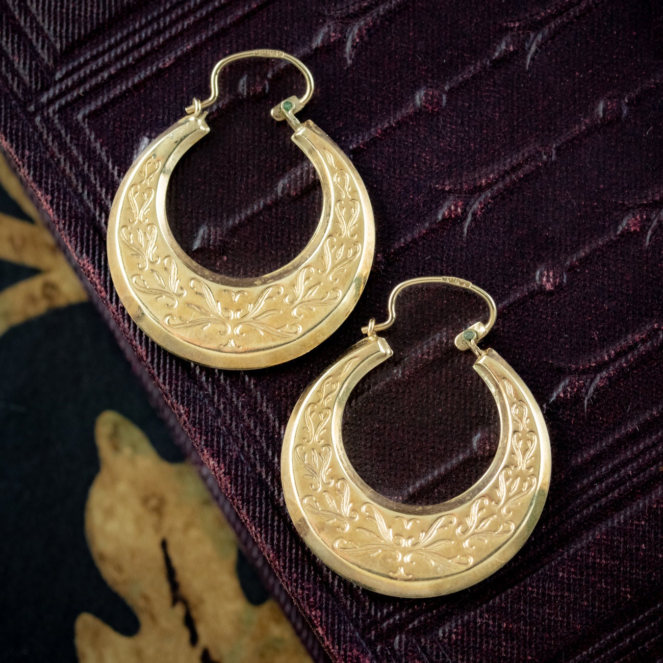 Louis Vuitton Earrings - 18ct White Gold Creoles Coeurs Hoop Earrings