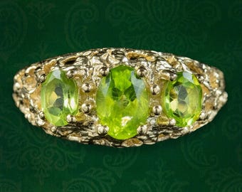 Peridot-trilogiering in Victoriaanse stijl