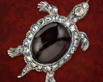 Antique Victorian Star Brooch Sapphire Cats Eye Chrysoberyl 18ct