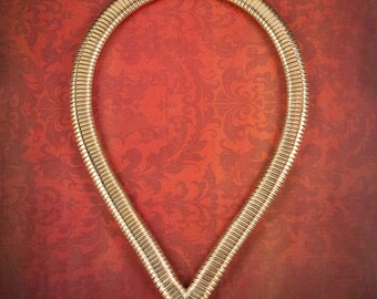 Vintage 9ct Gold Collar Necklace Circa 