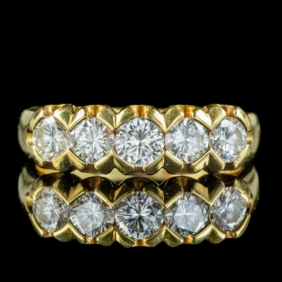 Edwardian 5 stone diamond ring deals