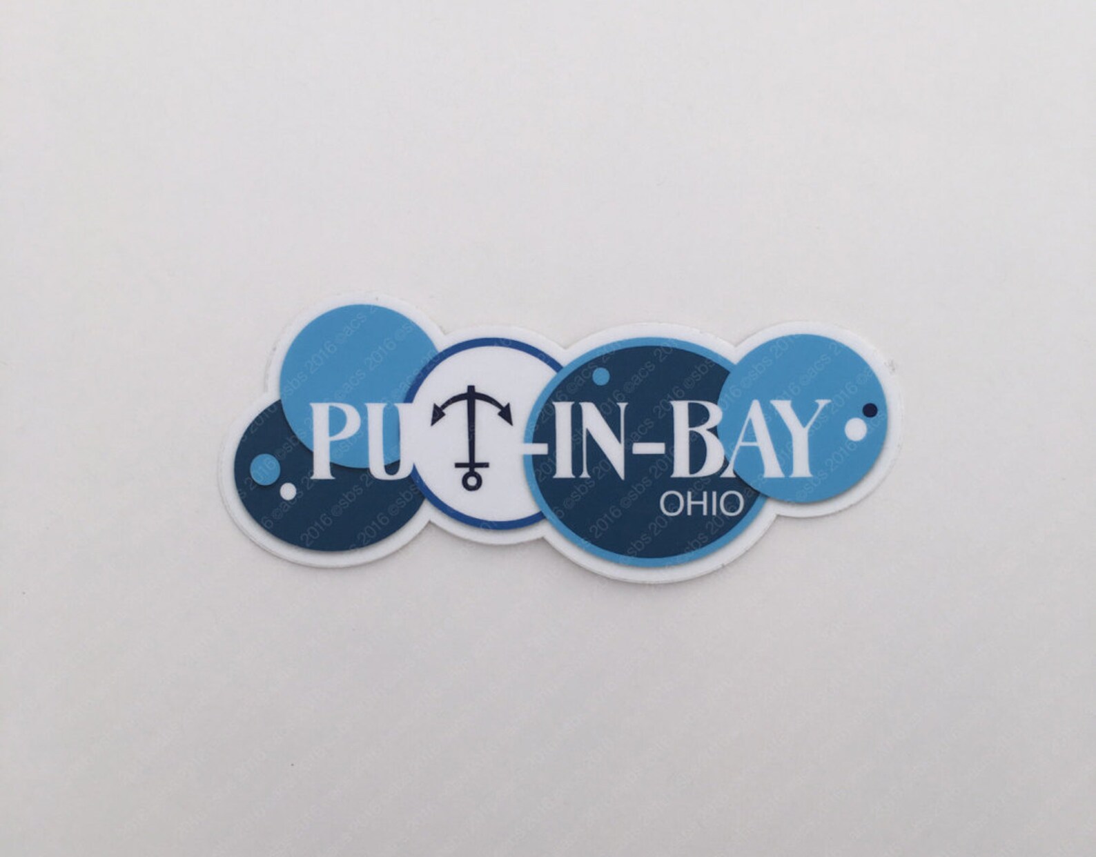 PutinBay with anchor sticker. 5W x 2H Etsy