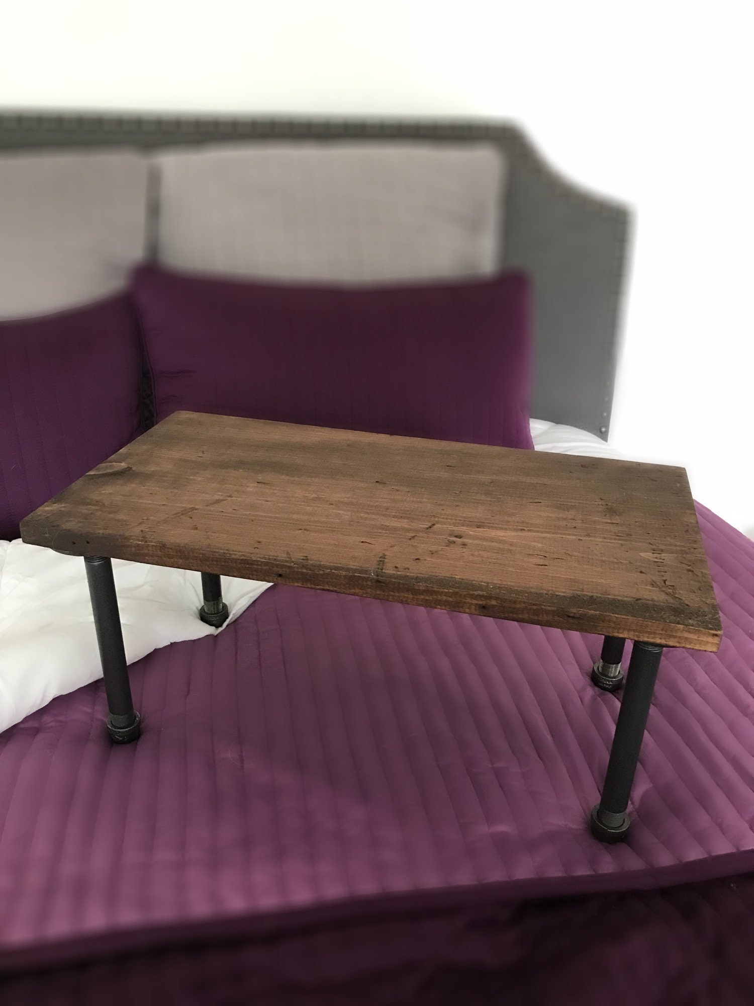 Small Reclaimed Wood Lap Desk Or Breakfast In Bed Tray Etsy