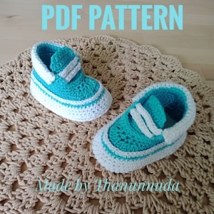Crochet  Baby shoe pattern,Christening shoe , Baptise shoe  , Baby girl shoe , Crochet Baby shoe Pattern ,PDF (Size newborn  to 1 years)
