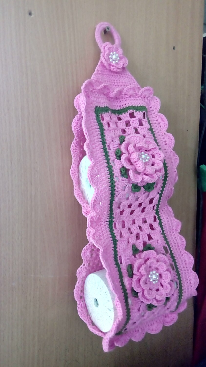 Crochet paper toilet HolderToilet rolls coverFloral Toilet Etsy