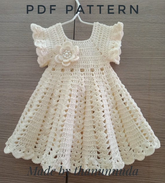 Buy A Crochet Pdf Downloadable Pattern for Baby Erika Christening Gown,  Bonnet and Booties, Baby Blessing Pattern, Baptismal Crochet Pattern ,  Online in India - Etsy