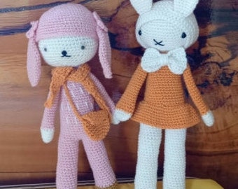 Crochet doll pattern,Amigurumi crochet pattern