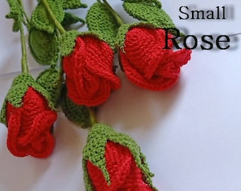 Crochet flower PATTERN, Crochet  Pattern,   Rose flowers Pattern,Rose Flowers,Digital Download File