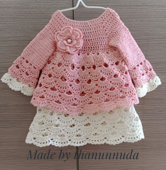 Patron vestido crochet niña 4 años new arrivals