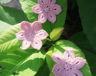 Crochet flower PATTERN, Crochet  Pattern, flowers Pattern,flat  Flowers,Digital Download File