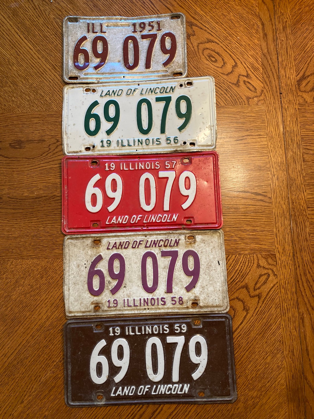 1959 Original Vintage Car License Plate 1959 Car Collectible Etsy